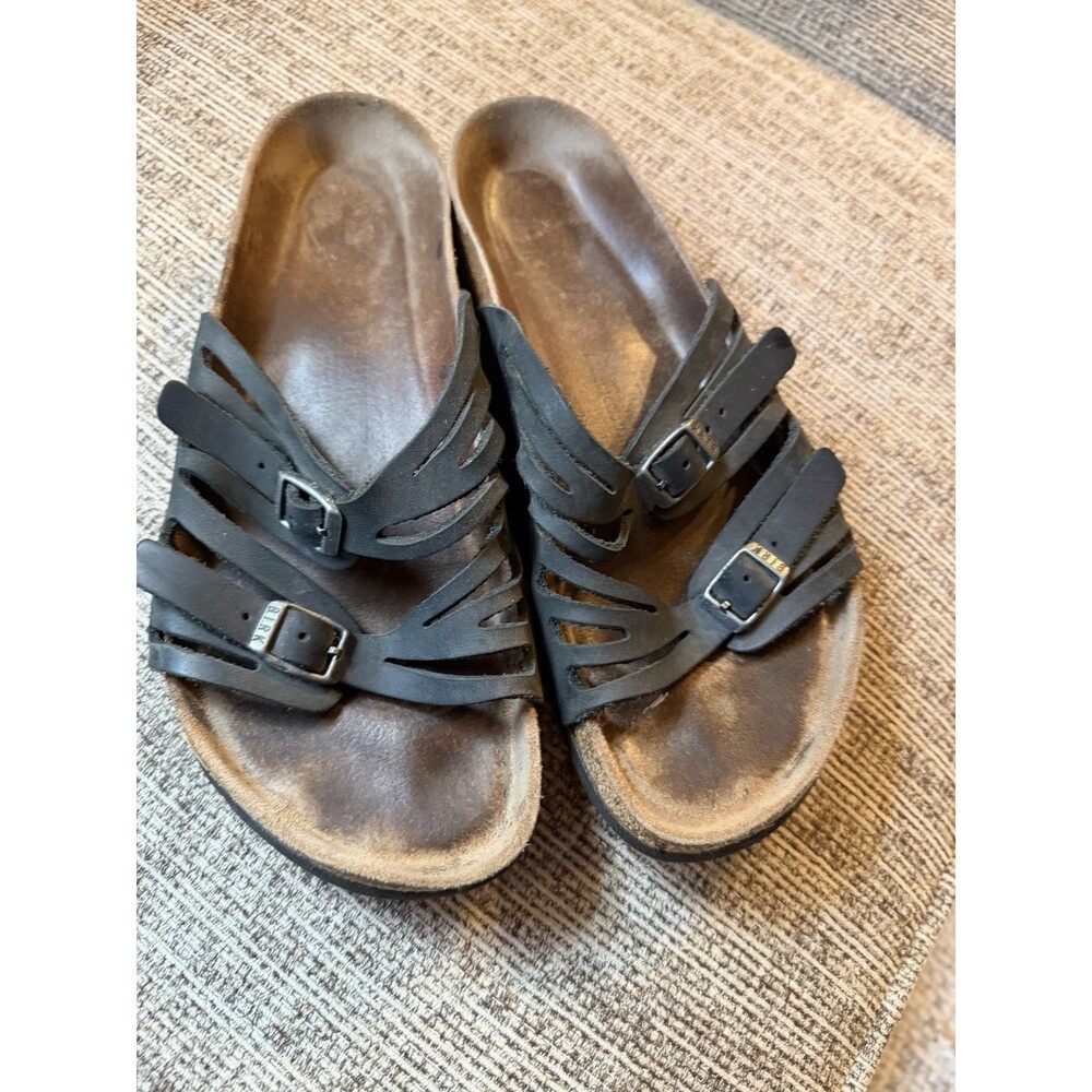 Birkenstock Granada Women's Black Sandals Shoe Size: 40/ 9-9.5 Measures 10”